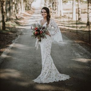 Boho wedding dress